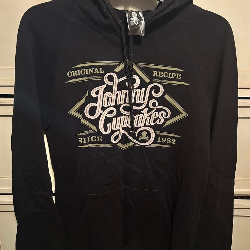 Johnny Cupcakes Original Hoodie - Black Size Small